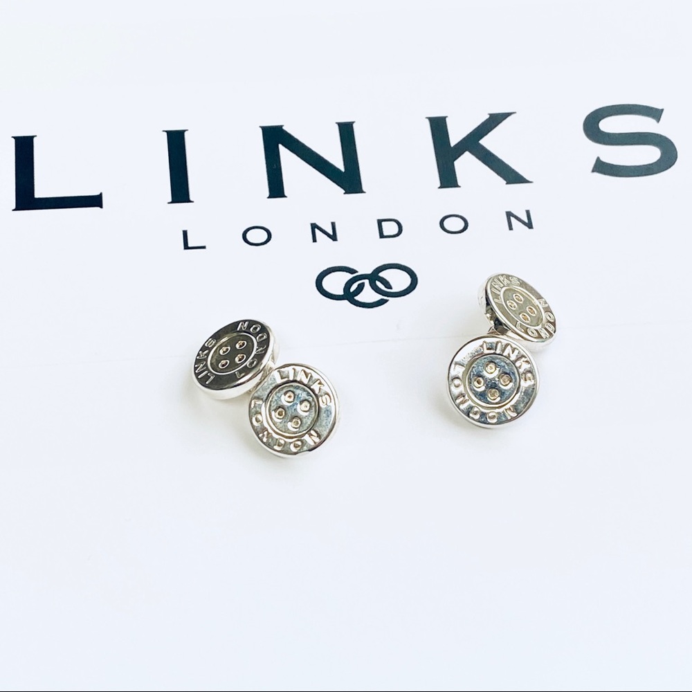 LINKS OF LONDON NWT Sterling Silver Cufflinks NEW 925 England GQ 925 GIFT - Picture 8 of 9